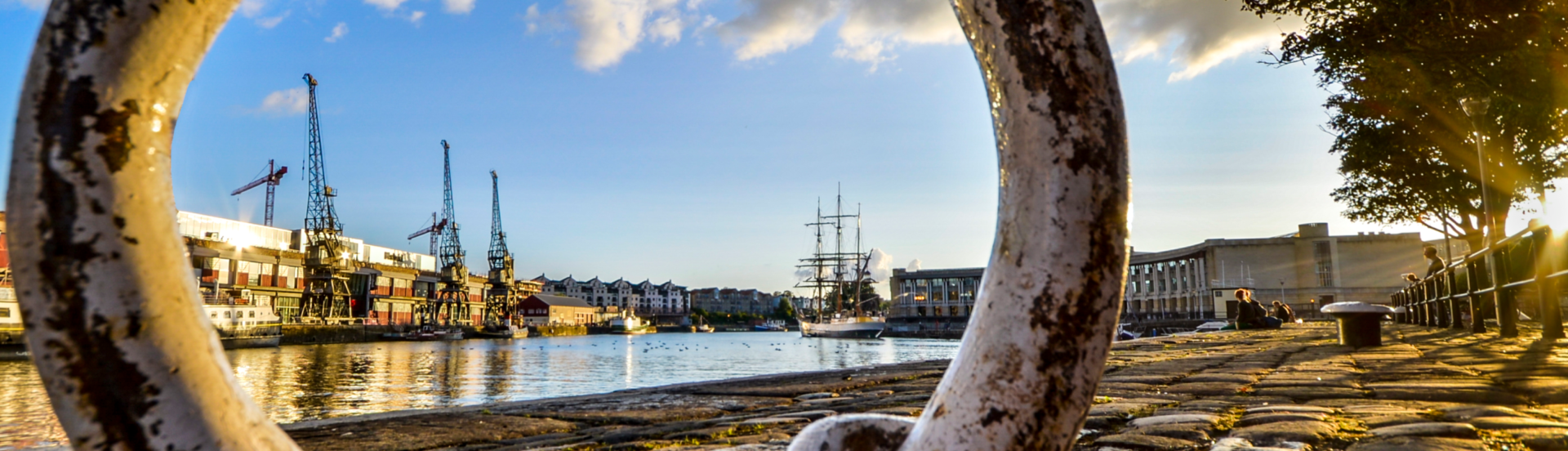 Bristol Harbourside at dusk