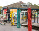 Colourful street furniture