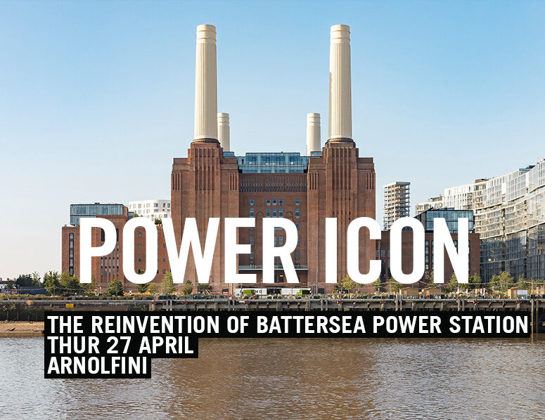 Battersea Power Station - Text on top of image reading "Power Icon"